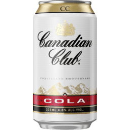 Canadian Club Whiskey & Cola Stubbies (4 pack)